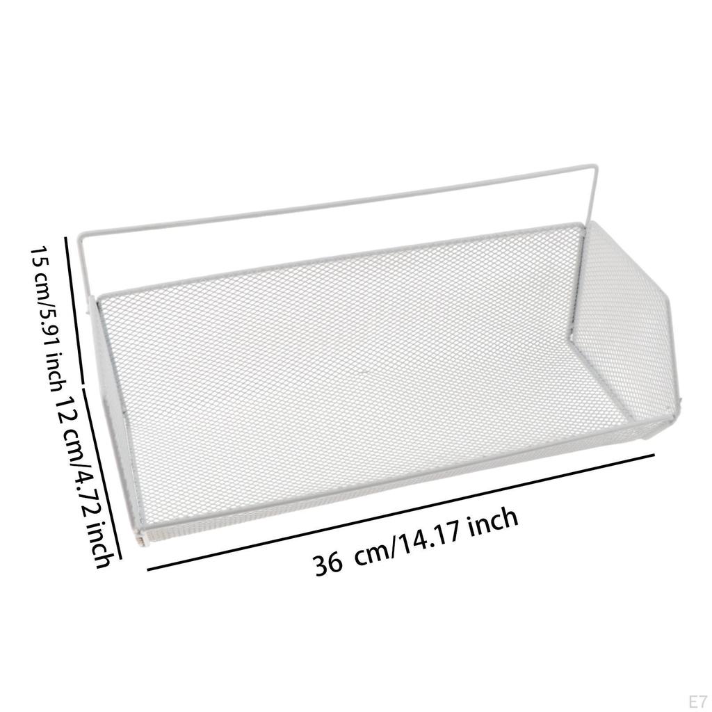 Hanging Wall Basket Kitchen Storage Basket, Fruit Cabinet Rack, for Closet