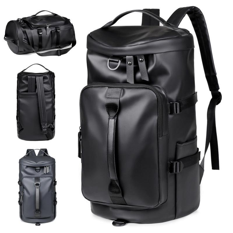 Schoolbag Men's Black Large Capacity Multi-Function Short-Distance Travel Bag Backpack And Wo Mountaineering Bag Trend Hand Luggage Travel
