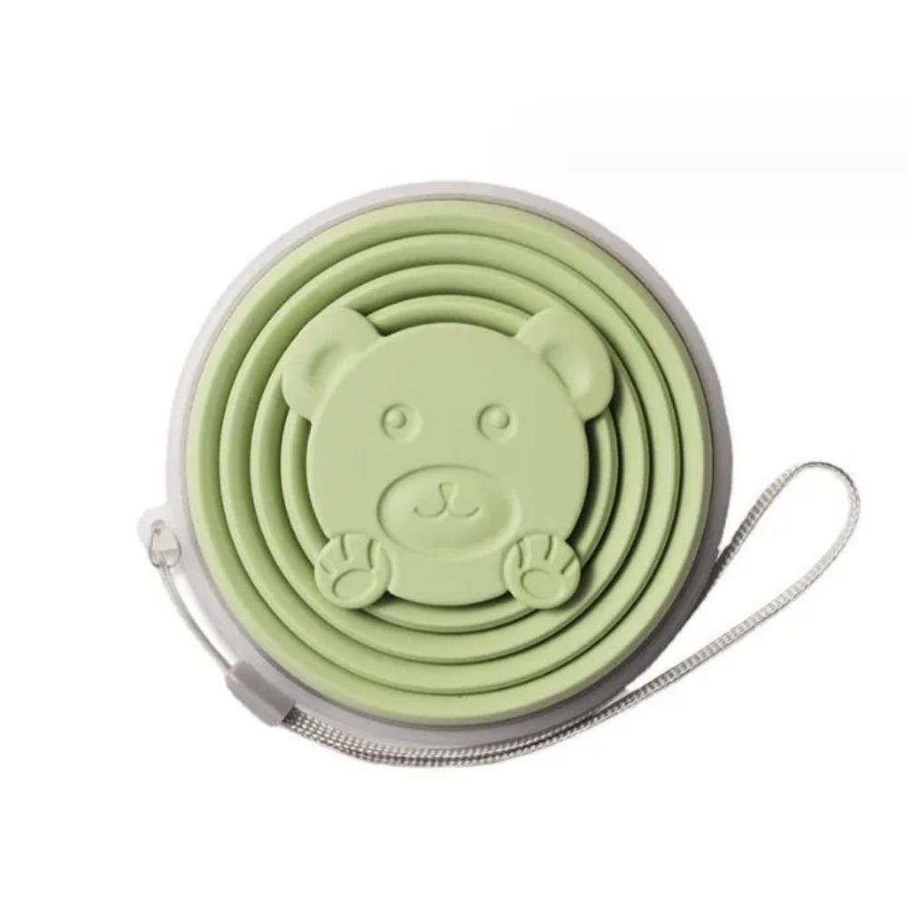 

180/320 мл Силиконовые складные дорожные стаканы Многоразовый и портативный стакан для питья с крышками для походов на открытом воздухе