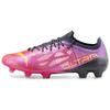 PUMA AG Artificial Ground Abrasion Resistant Coverage Abrasion Resistant Coverage Soccer Shoes Men's Purple Orange Red 106694-03