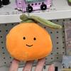 Bean Eye Citrus Plush Pendant Women Cute Simulation Fruits Series Plush Doll Pendants Key Soft Plushies Backpack Keychain