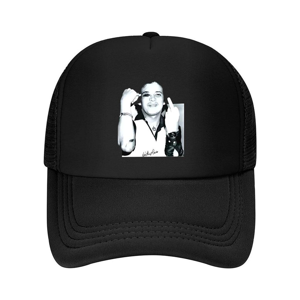Gesture Portrait Graphic Fashion Mesh Baseball Cap Breathable Casual Hats Outdoor For Unisexs And WoUnisexs