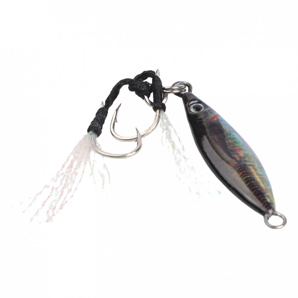 Lifelike Action Bait Metal Spoon Jig Sinking Fishing Lure Fast Sinking Design