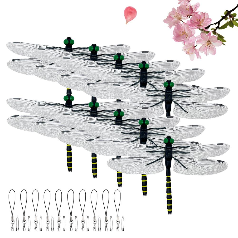 Simulation Dragonfly Insect Model Mosquito Repellent Outdoor Hanging Ornaments Simulation Dragonfly Animal Model For Garden Farm