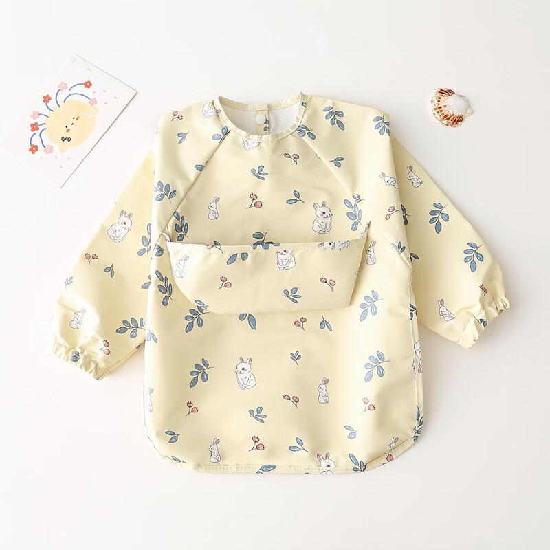 Kids Long-Sleeve Waterproof Feeding Apron