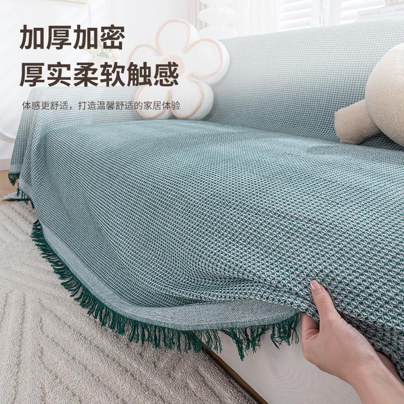 American sofa towel blanket rural retro pastoral sofa cover chair cover cloth one piece sofa cushion