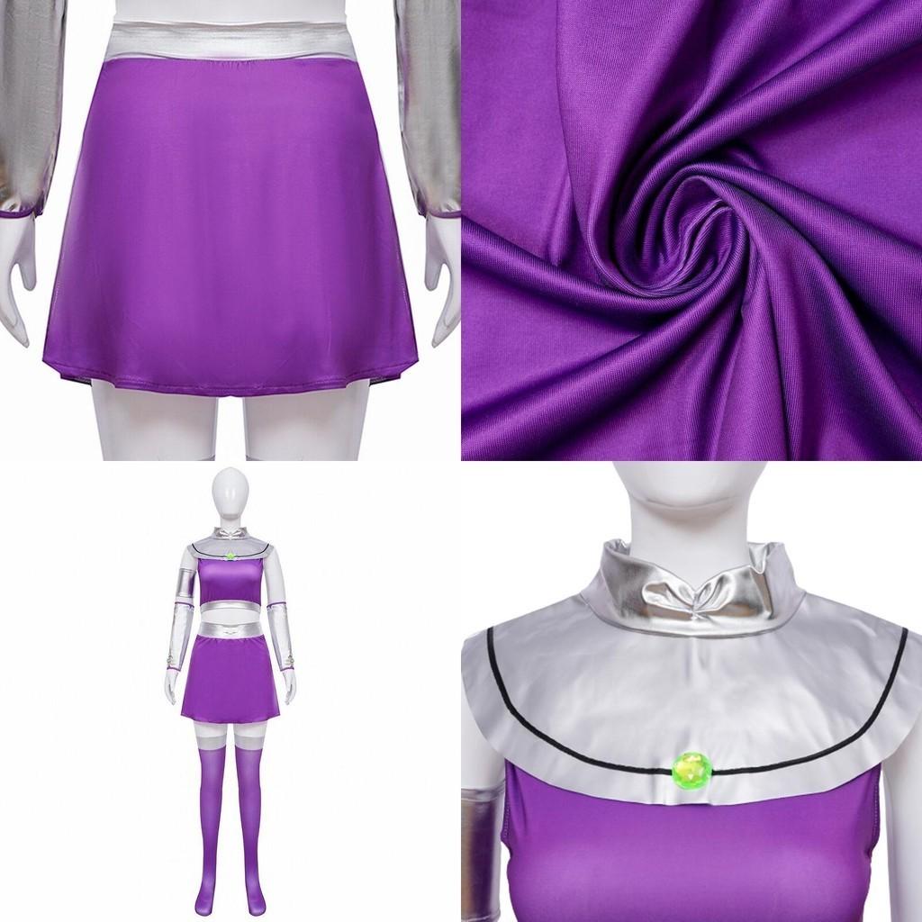 Żywy Kostium Cosplay Starfire z Teen Titans Peruka Dla Dorosłych Idealny Na Halloween Maskaradę I Comic Con