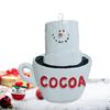 Christmas Hangable Ornaments Hot Cocoa Cup With Marshmallows Ornament Christmas Ornament Hot Chocolate Mug Cocoa Ornament
