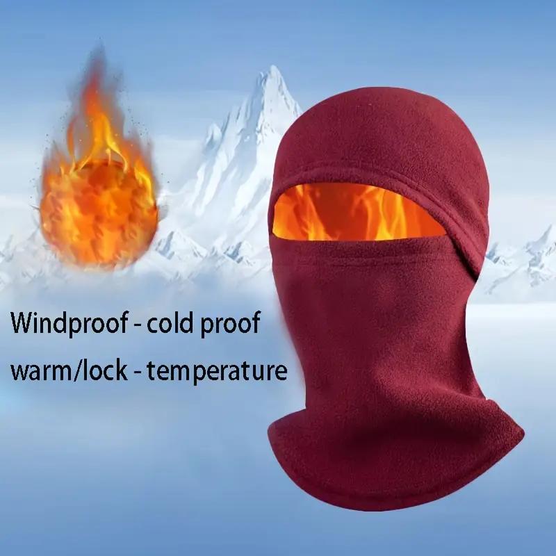 New Cycling Cap Winter Warm Running Scarf Balaclava Fleece Bike Full Face Cover Headwear Climbing Fishing Warm Windproof Hat