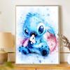 Disney Diamond Painting Set Stitch Watercol Home Decor Craft, Perfect Handmade DIY Gift Idea