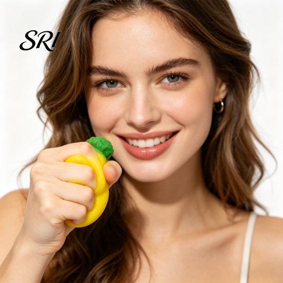 Durable Squeeze Ball Fruit Toy for Stress Relief TPR Slow-Rising Realistic Portable Reliever Food-Shaped Fidget Kids Adults Decompression Gadget