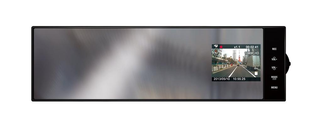 Yupiteru 2MP Full HD Drive Recorder with Continuous Recording DRY-FH220M Mirror-Type