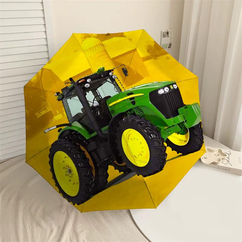 

1PC tractor farm Umbrella-8-Rib Reinforced Portable Folding Travel Suitable for All Seasons Outdoor Daily Use-J360