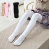 High-Elastic 280D Cotton Ballet Tights, Spring & Autumn, for Girls' Dance – White