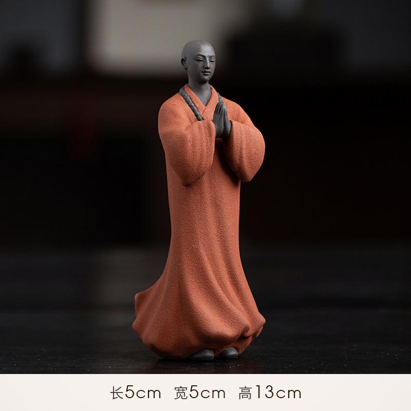 

Маленькие керамические фигурки монахов в китайском стиле, Дзен-украшения для дома, Шаманы, Бонсай, Альпинарий, Ландшафтный дизайн для аквариума