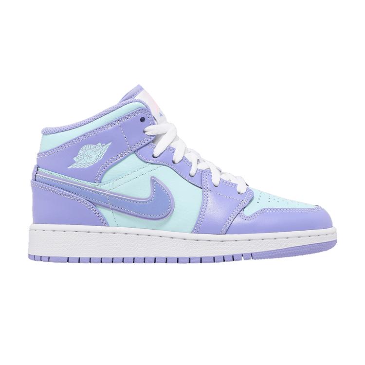 Air Jordan 1 Mid GS  Purple Pulse  36