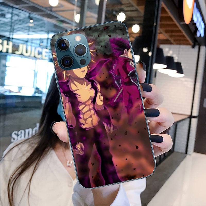 

Чехол для телефона «Семь смертных грехов» для Iphone 11, 12, 13, 14 Pro Max 7, 8 Plus X Xr Xs Max Se 2020, мини-чехол iphone 14