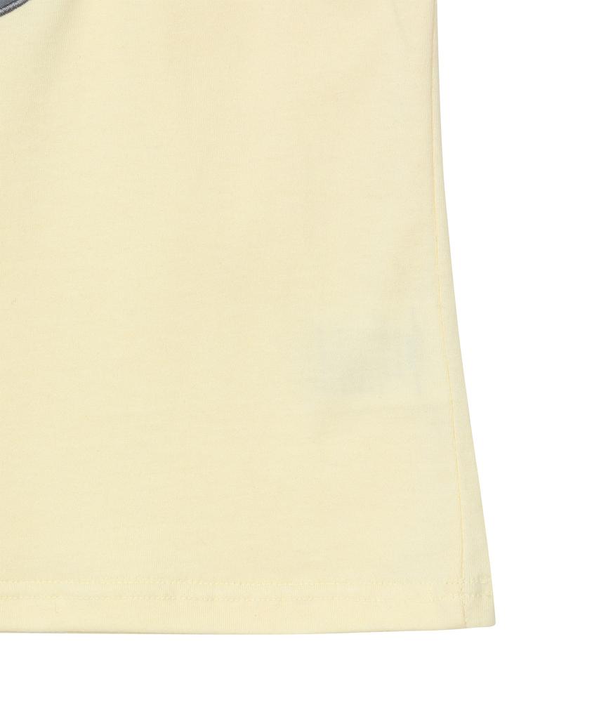BAUF 3 Logo Dot Slim Fit T-Shirt [Yellow]