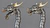 Kaiyodo Takeya Style Free-Standing Figurine Dragon, Iron Rust Tone, Non-Scale ABS & PVC, Painted Movable Figure KT-003