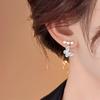 Exquisite 2025 Diamond & Pearl Butterfly Stud Earrings - High-End Luxury for Women