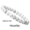 1pc Beaded Bracelet Lovers 0.32in/8mm Natural Stone Beads Men's Black Onyx Lava Tiger Eye For Women/Men Jewelry