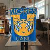1PC Tigres UANL Print Flannel Blanket, High quality Comfortable for All Seasons, Home Decor, Warmth and Comfort, Perfect for Christmas Gifts219