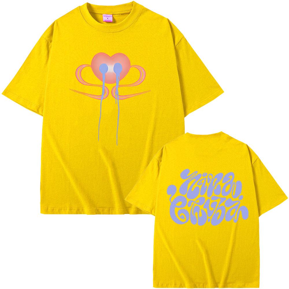 Singer Nina Chuba Tour New Album 2026 Cover Tshirt Men Women Fashion Pop Music T Shirts High Quality Cotton Oversized Tshirts