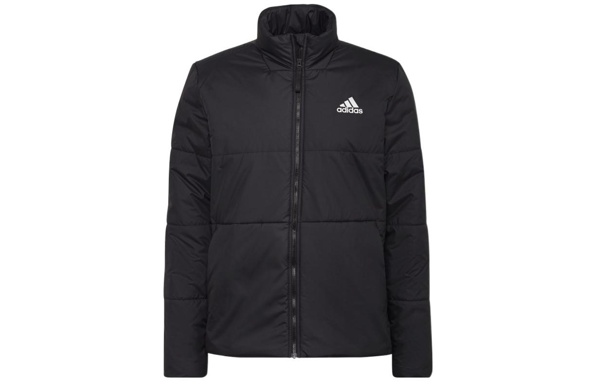 Adidas Puffer Jackets Men s Black Stand Collar Moderate Other HG8758 M