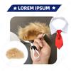 Funny Pet Dog Wig & Tie Set for Festival Cosplay