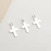 S925 Sterling Silver Cross Pendant for DIY Jewelry Making