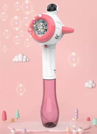 New Bubble Blowing Machine Popular Children'S Handheld Gun Stick Male And Girl Toys Electric Fully Automatic Space