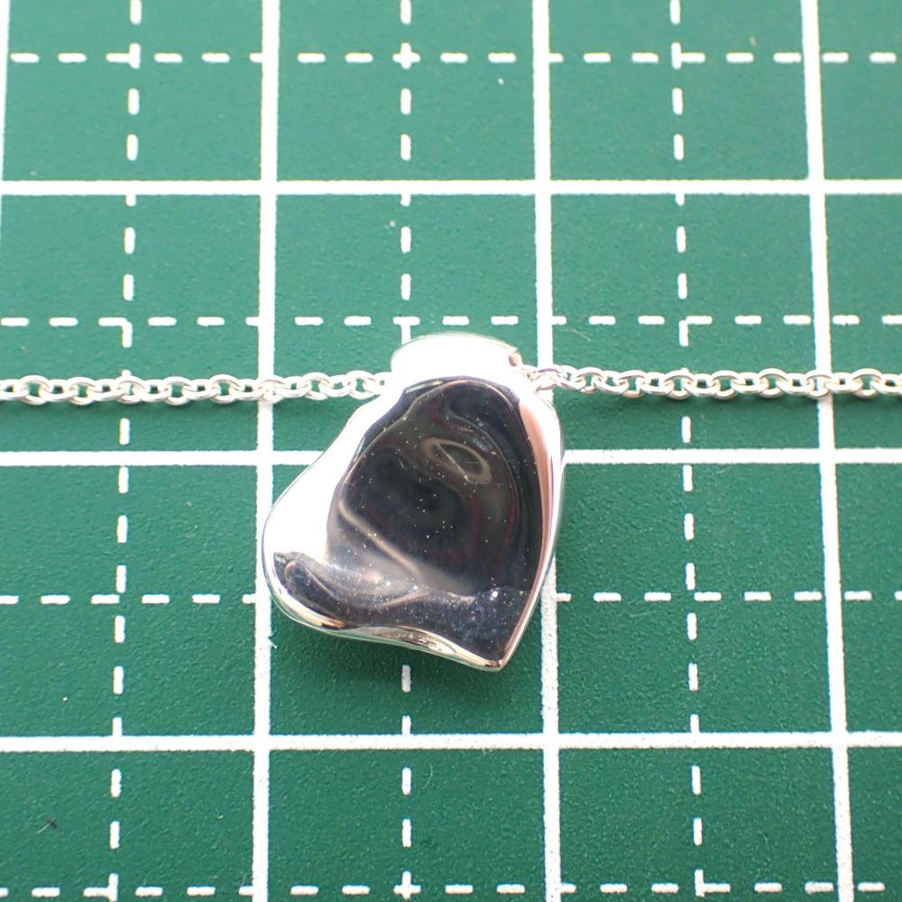 [Used] TIFFANY/Tiffany 925 Full Heart Pendant/Necklace/j7-1