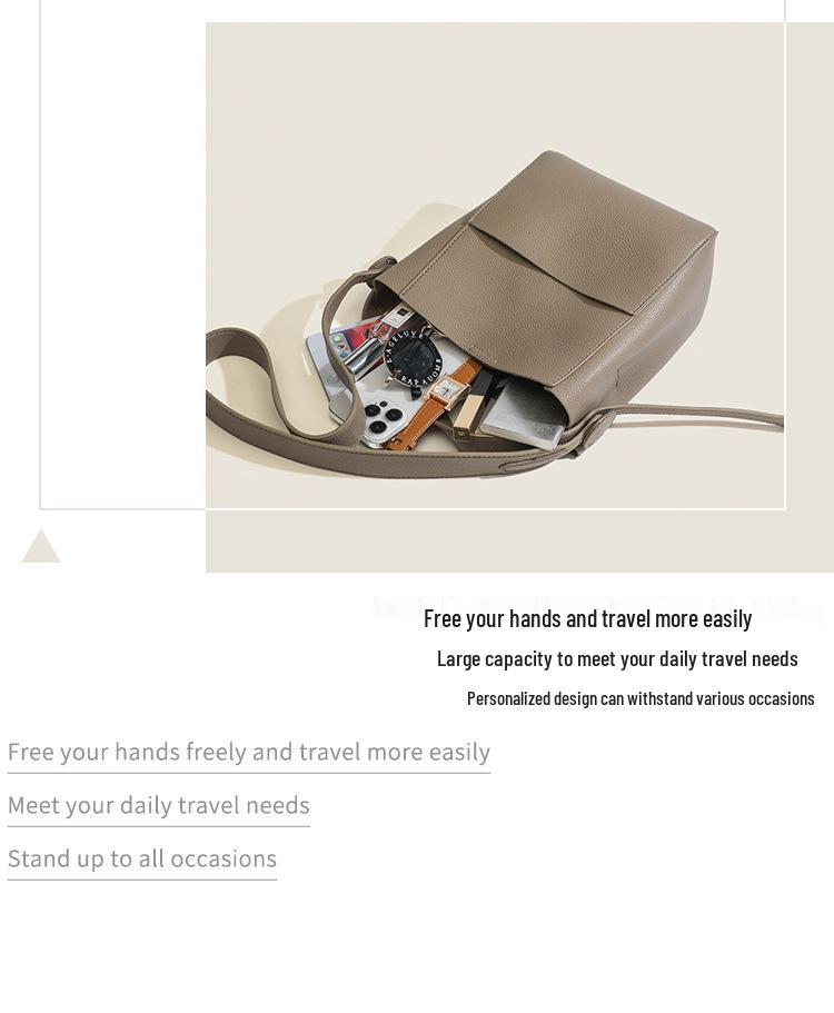 2026 Damen High-End Minimalistisch Weiches Leder Crossbody & Schulter Beuteltasche - Großes Fassungsvermögen für den Winter