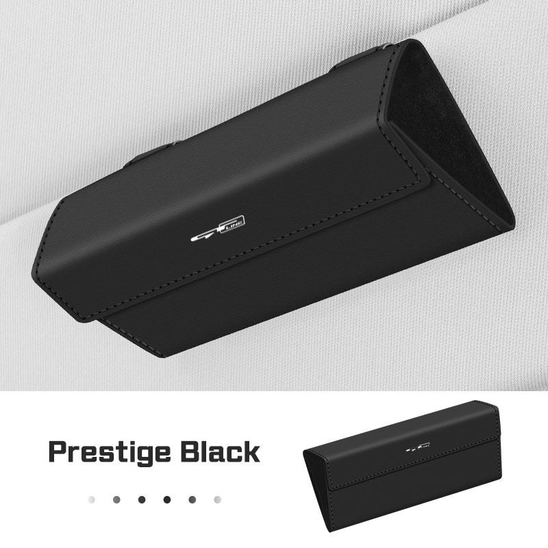 BBDS7 Leather Car Glasses Case Portable for KIA Ceed Forte Cerato K3 GTLine Seltos Sportage Sorento Visor Sunglasses Box Accessories