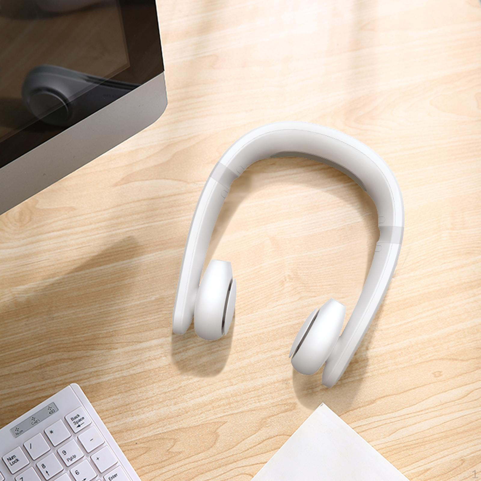 

Портативный USB перезаряжаемый шейный вентилятор с креплением на шею и гарнитурой