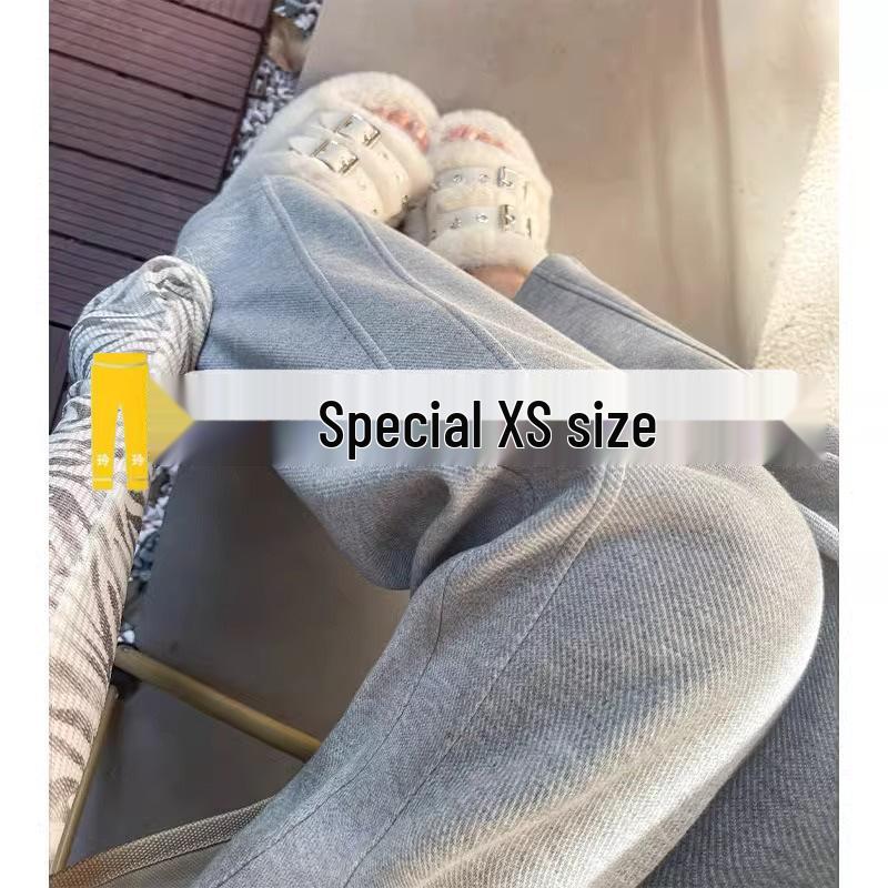 

Women s High Waist Wide Leg Gray Sweatpants - Spring/Autumn L (106-115 lbs)