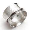Meditation Ring, Healing Ring, 925 Sterling Silver Ring, Anxiety Ring, Silver Spinner, Unisex Ring