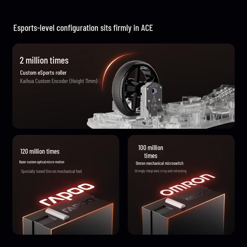 Rapoo VT1 Dual-Mode Wireless Gaming Mouse