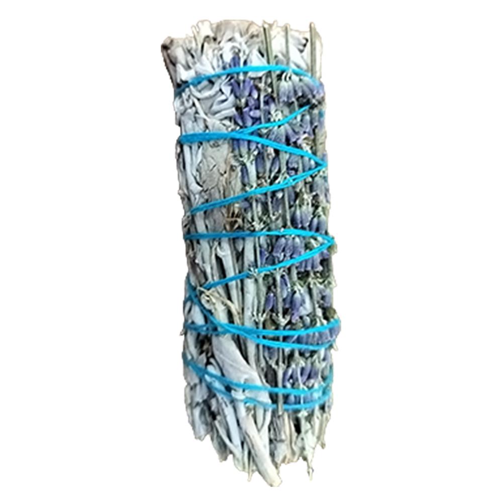 Floral Natural White Sage Bundles Smudge Sticks Aromatherapy Stick Indoor Purification Grass Incense Stick for Home