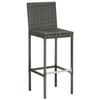 VidaXL Lot de 6 Tabourets de Bar avec Coussins, Repose-pieds de Pub, Chaises de Bistrot, Meubles de Salon Salle de Séjour, 362579
