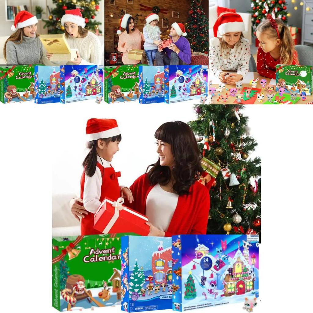 24 Days Of Christmas Anime Character Blind Box Advent Calendar Ideal For Family Enjoyment