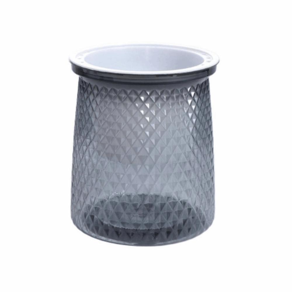 Plastic Flower Vase Transparent Lazy Potted Flower Pot Self Watering Plant Pot  Indoor