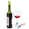 Creative Upside Down Man Design Silicones Bottle Stoppers And Glass Identifier For Wine Lovers And Parties