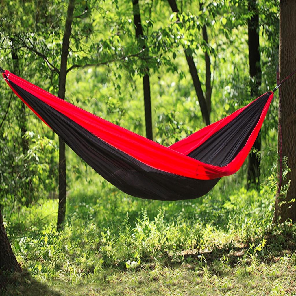 Parachute Double Person Nylon Hammock Outdoor Travel Camping Swing Hanging Bed