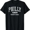 Philadelphia Pennsylvania Retro Throwback Philly Souvenir T-Shirt,100% Cotton