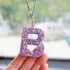 Rhinestone Bow Polymer Clay Car Rearview Mirror Hanging Ornament