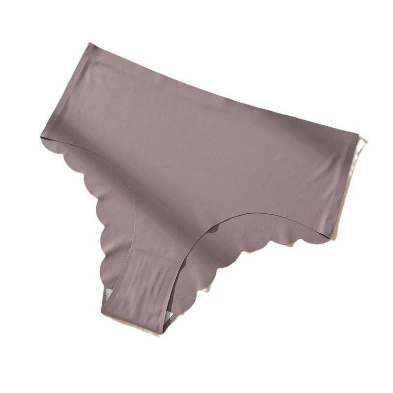 7Pcs Seamless Underwear Women Panties Ice Silk Briefs Sexy Solid Panty High-Rise Traceless Female Lingerie Plus Size XL-4XL