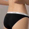 Calvin Klein Jacquard Narrow Waist Cotton Sexy Bikini Triangle Underwear Women Underwear Black D1618O-001