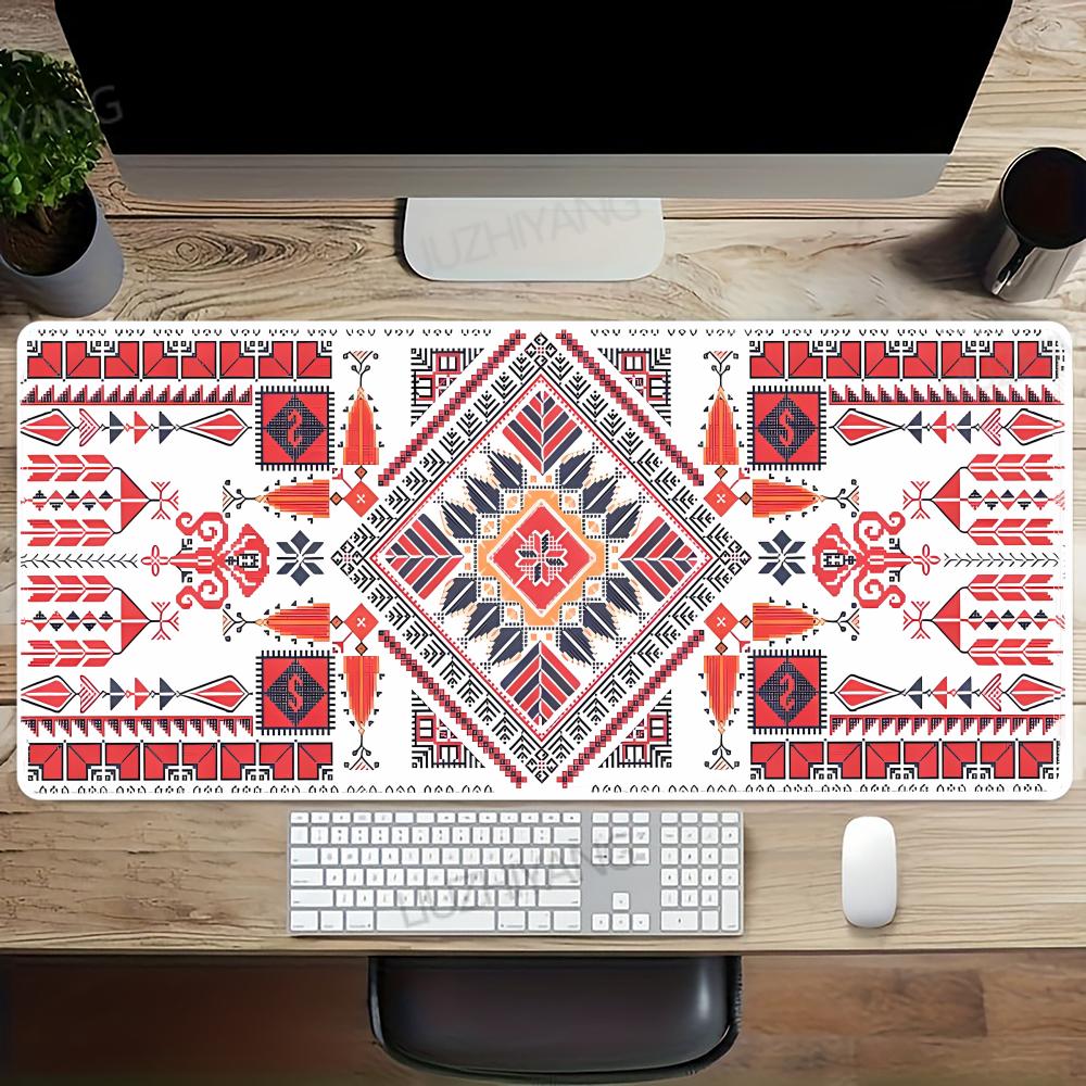 Persian Pattern Large Gaming Mouse Pad Computer Office Game Table Mat XXL Rubber Anti-slip Keyboard Long Desk Pads for PC Laptop