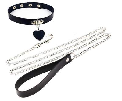 Halsband Leine Mensch Cosplay Meister Sklave Katzenkostüm SM Artikel Herzfesselungen Handschellen Cosplay Halsband Training SM Spiel Fesseln Fesseln Choker